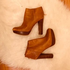Michael Kors brown 5 inch booties